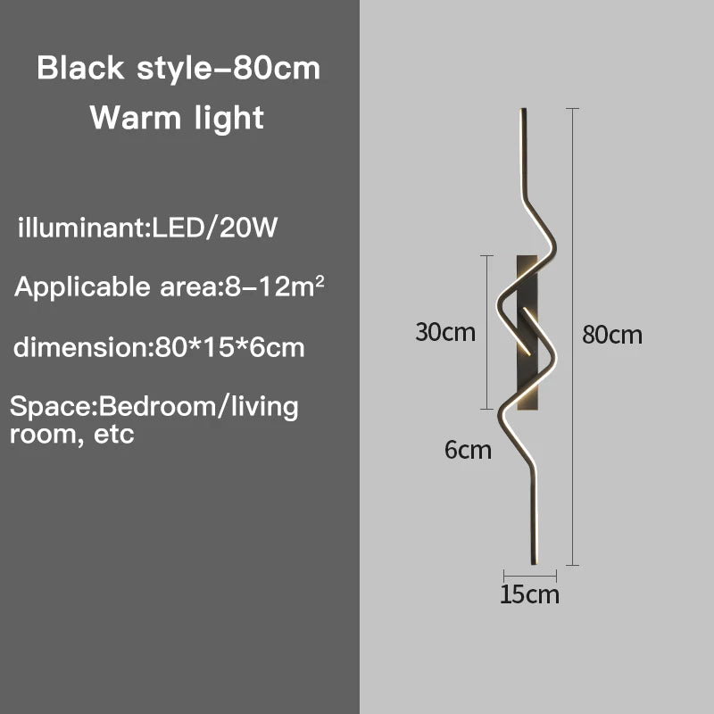 Modern Stairs Bedroom Wall Light Lux Home Decor