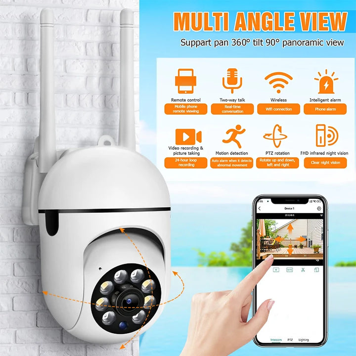 New HD Wireless Wifi Indoor Security Camera with Night Vision Tracking (Only Gift Product)