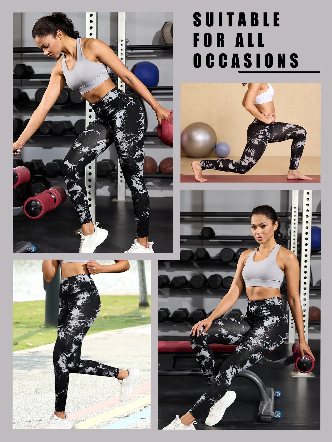 Super Soft High Waisted Design Gym Leggings for Women 