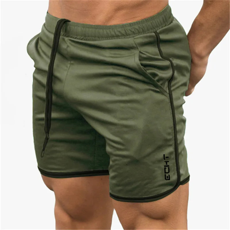  NEW Quality Running Shorts Men Sports Jogging Fitness Shorts Quick Dry  Mesh Gyms Shorts 