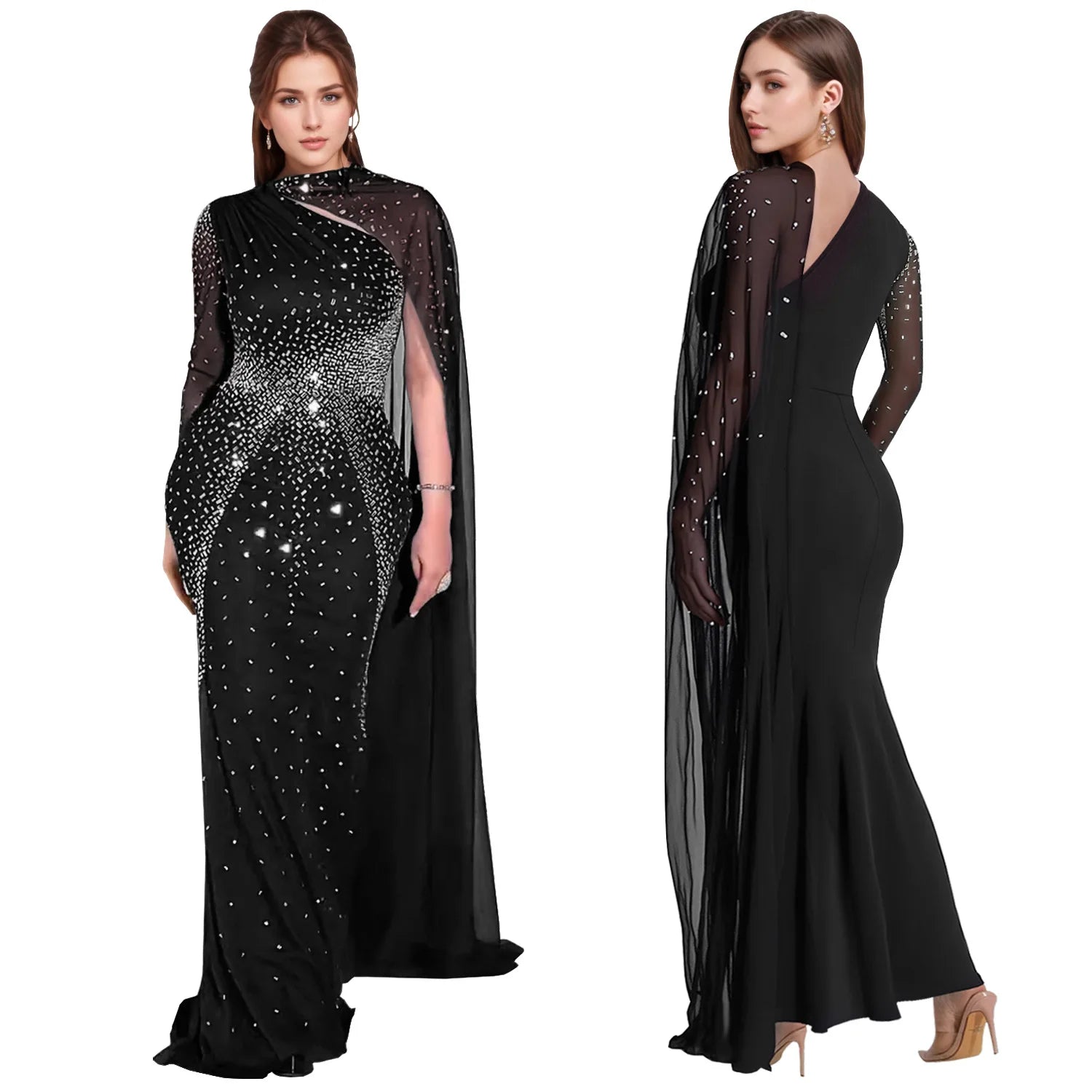 New Women Modern Wedding Party Long Dress Luxury Party Outfits