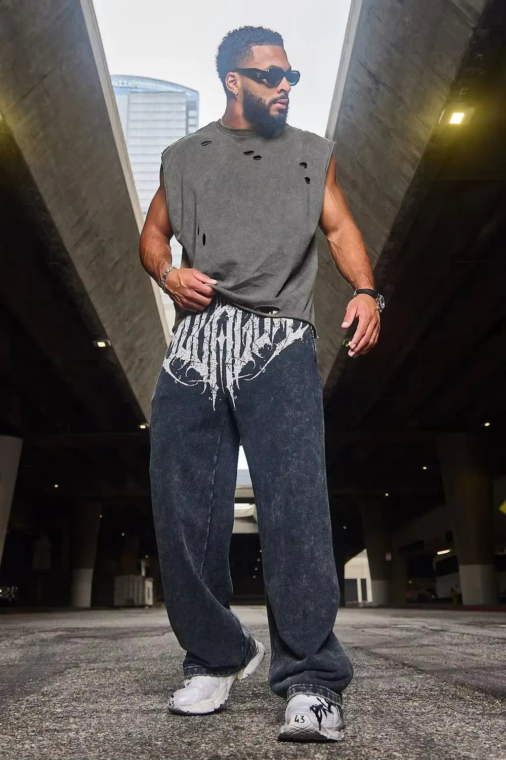 New Men's Vintage Streetwear Design Pants