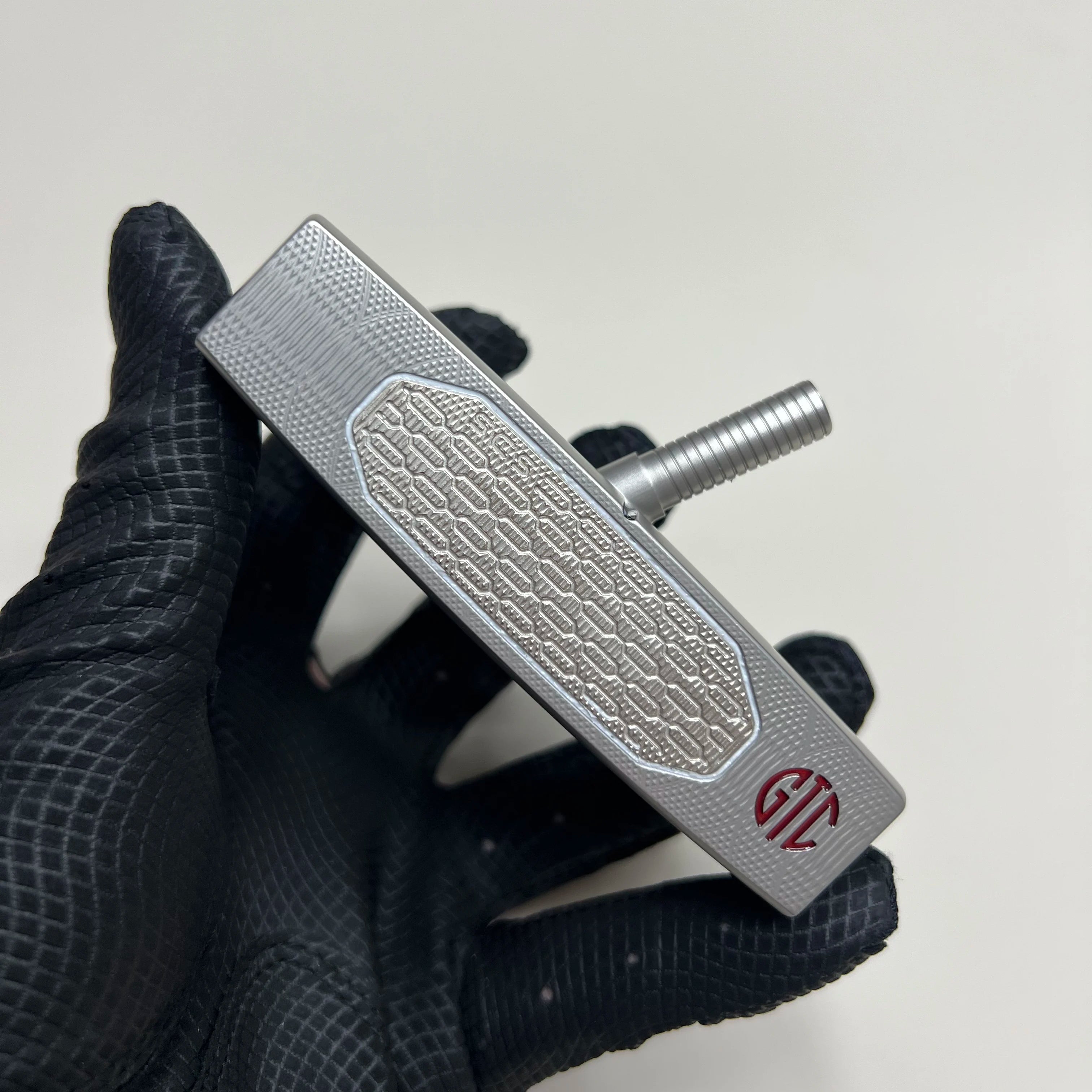 New Carbon Steel Embedded Faceplate Golf Putter Head 