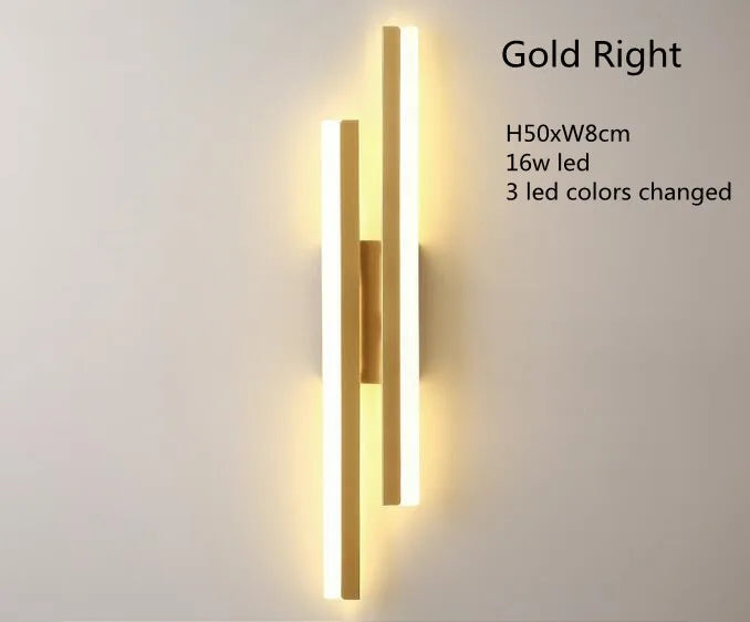 Luxe LED Bedroom Wall Lamp Bedroom Living Room Lights