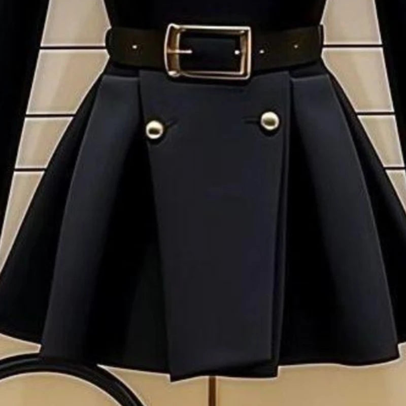 Fashion New Black Long Sleeve Jacket for Women'S Clothing Luxury Coat 2024 Autumn Popular Elegant Cardigan Double-Breasted Tops