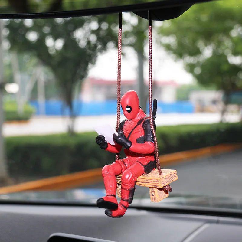 Stylish Deadpool 2 Action Figure Marvel X-Men Swing Posture Anime Doll Car Charm Decoration PVC Collection Figurine Kids Toys