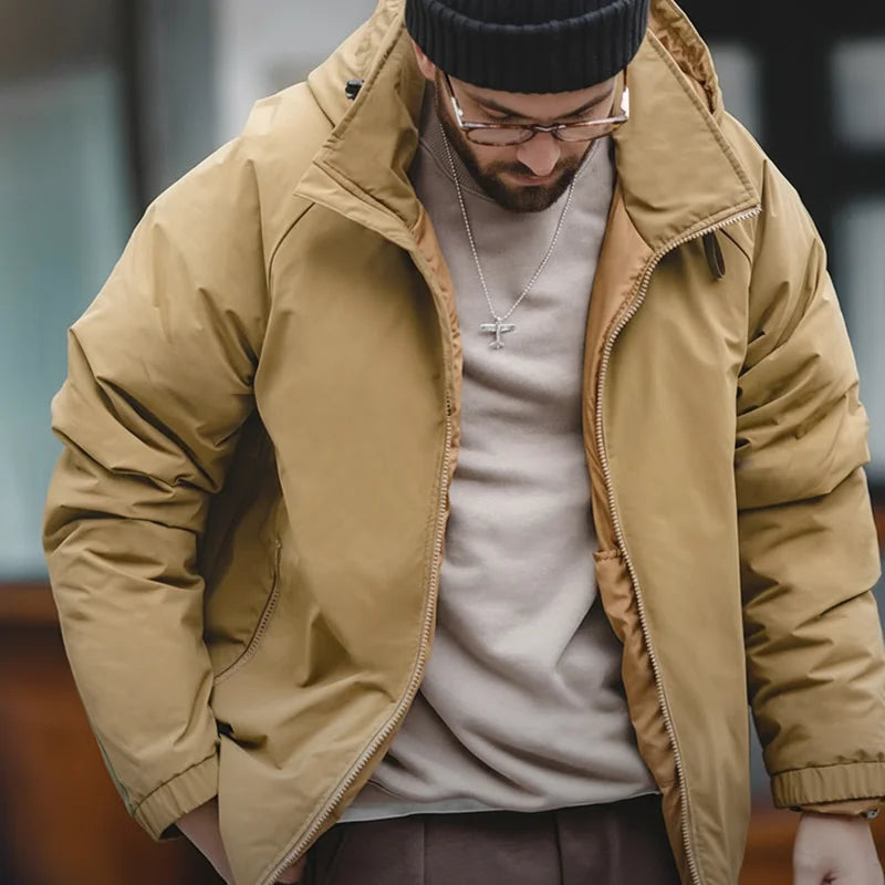 Mens Premium Hooded down Winter Jacket 
