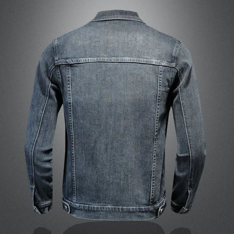 New Mens Denim Jacket Fashion High Street Wear