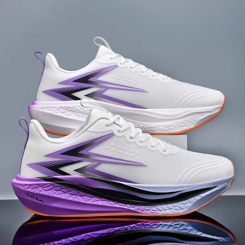 Premium Running Shoes Mens Carbon Board Sports Breathable Sneakers