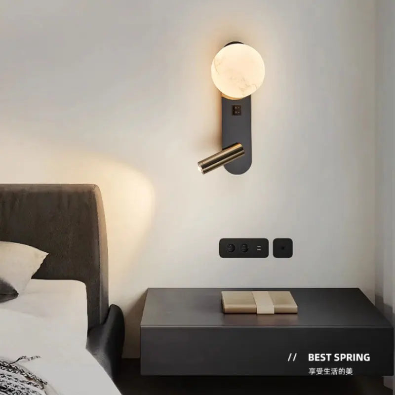 New Nordic Wall Lamp  Living Room Sofa Background Luxe Living