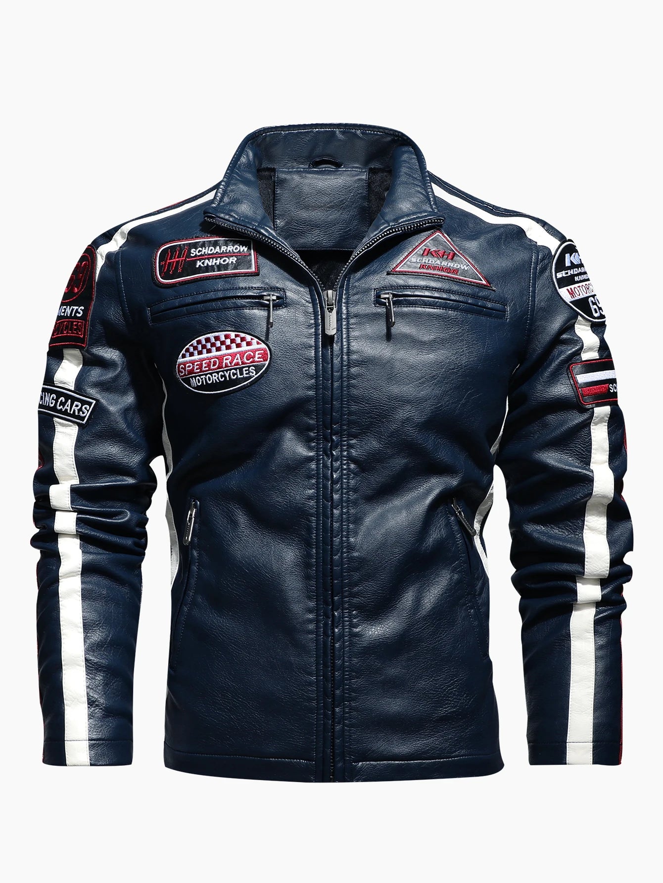 Mens Motorcycle Racing  Leather Jacket