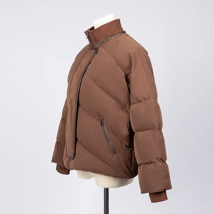 K1985X Luxury Women'S Clothing Winter 90% White Goose down Coats Ladies Clothes Puffer Jackets