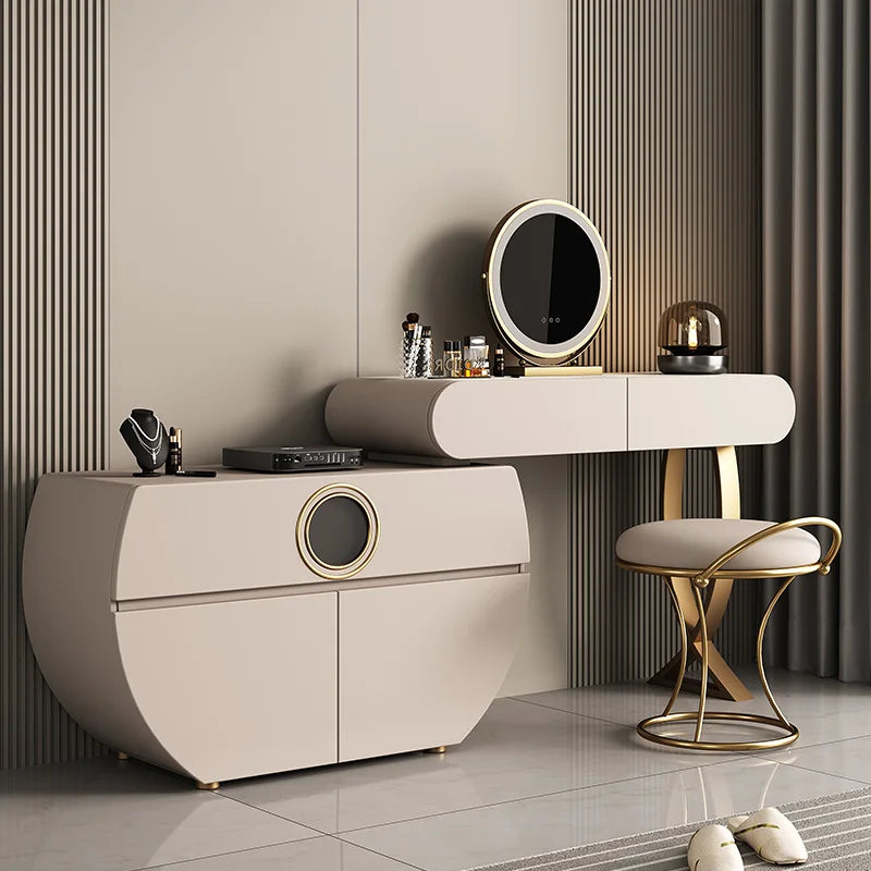 Premium Vanity Dressing Table Full Set Luxury Mirror