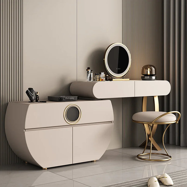 Premium Vanity Dressing Table Full Set Luxury Mirror