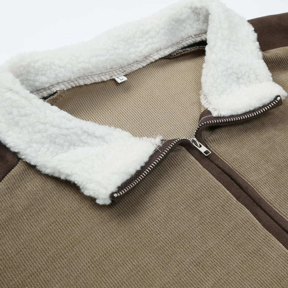 Mens Solid Color Crewneck Hoodie Sweater