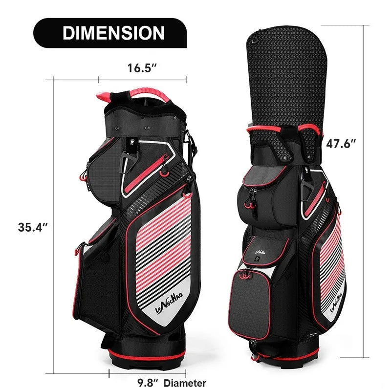 New Stand up Golf Bag -Men/Women Waterproof Thermostatic Golf Bag