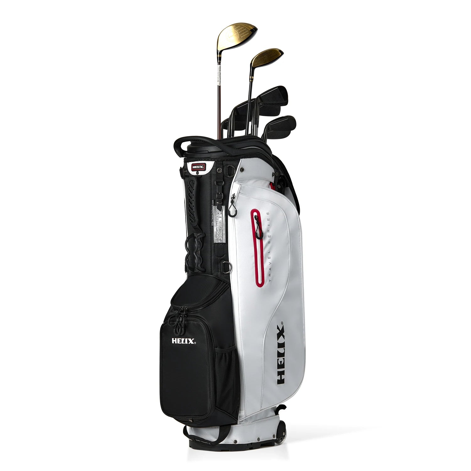 New Pro Golf Stand Travel Bag with 6 Way Divider
