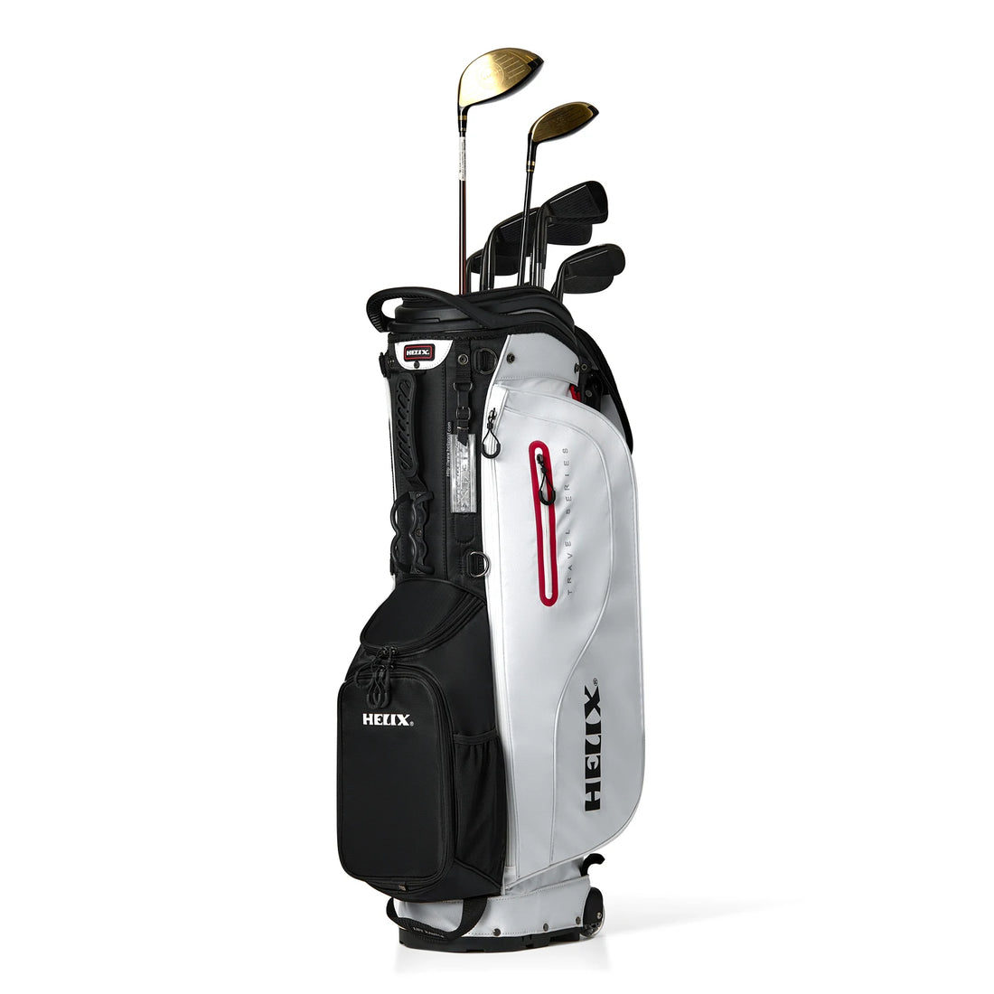 New Pro Golf Stand Travel Bag with 6 Way Divider