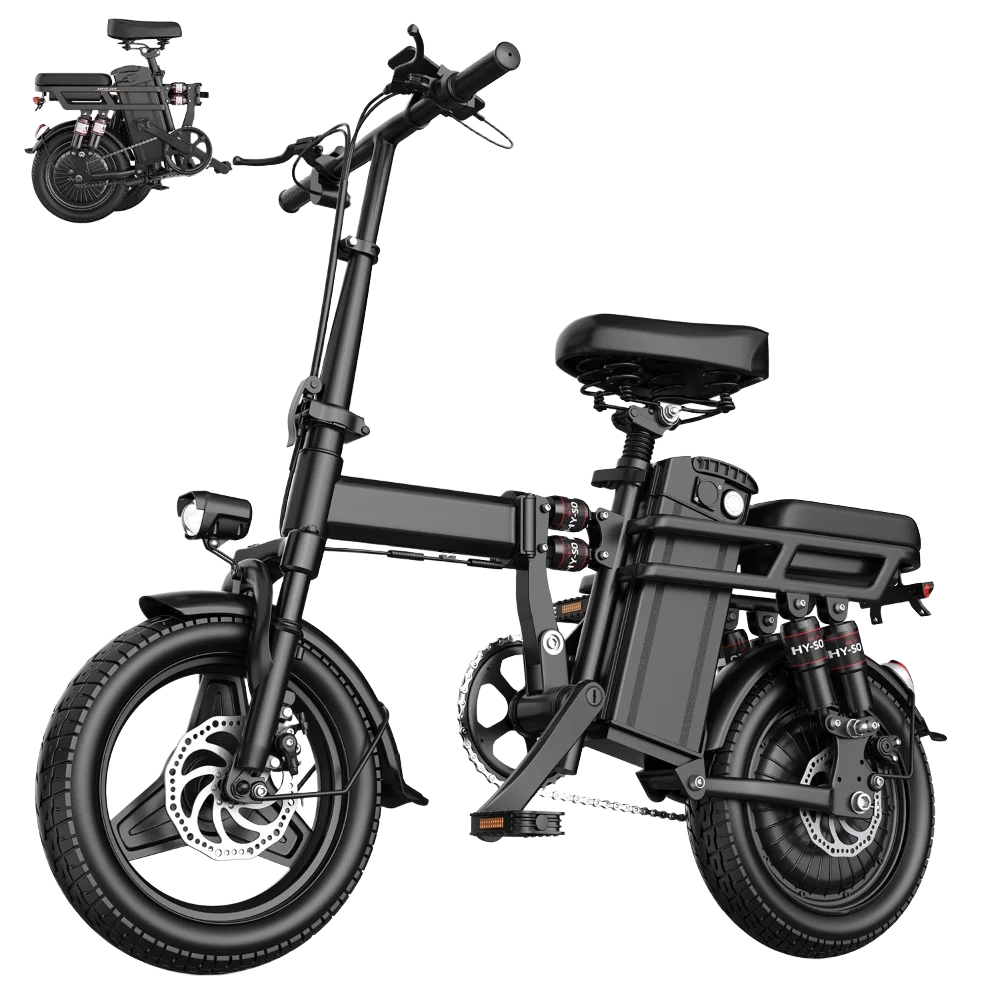 New Electric Bike for Adults, Folding Electric Bike, 500W Peak Motor
