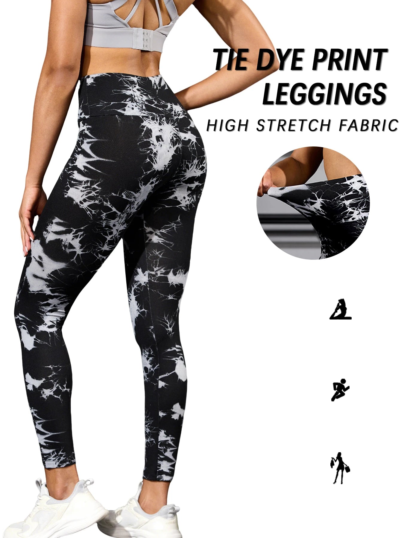 Super Soft High Waisted Design Gym Leggings for Women 
