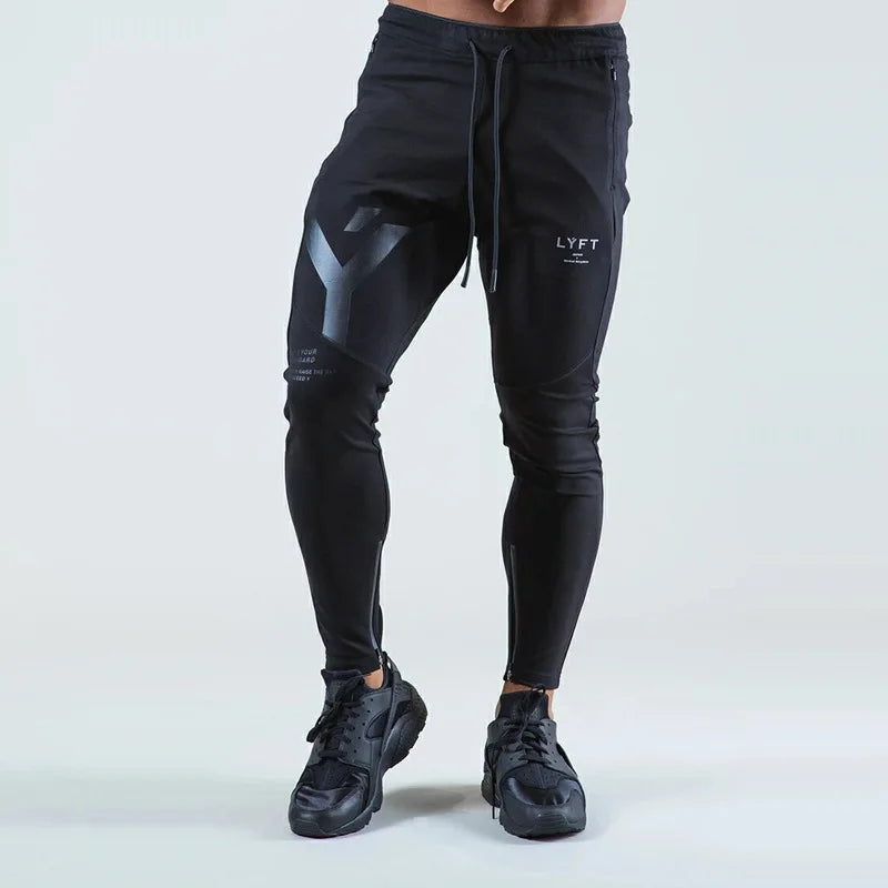 Premium Mens Breathable New Design Zipper Trousers, Leisure Fitness Pants, Running Casual Wear 