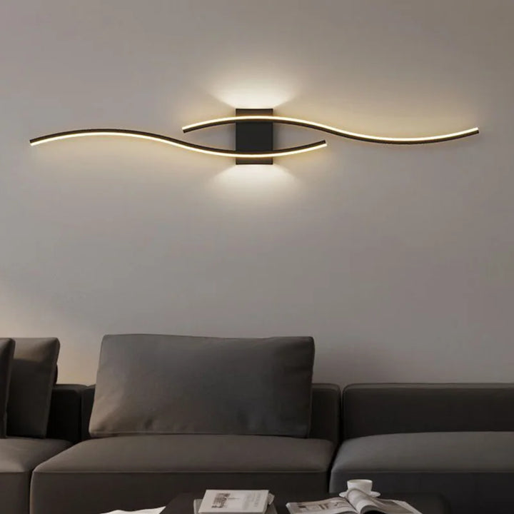 Modern Minimalist LED Wall Light Black White Interior Decoration Lamps Wall Lamp Living Room up down Light Indoor for Bed Room