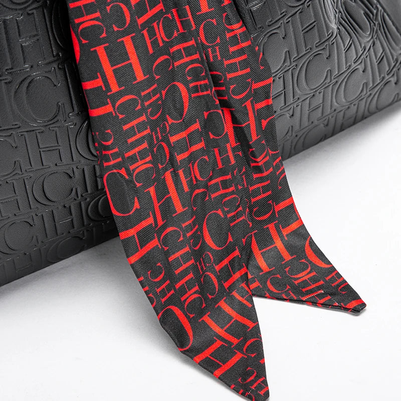 Fusion CH Luxury Women' PU Bucket Large Capacity Shopping Travel Commuter Shrink Scarf Shoulder Bag