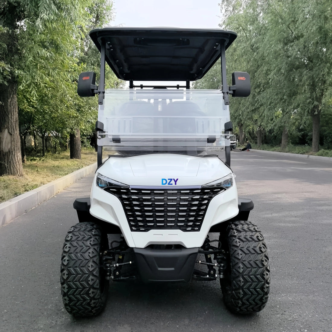 Customized Electric Golf Cart 2+2 4-Seater Lithium Battery Practical Golf Off-Road Vehicle Electric Golf Cart