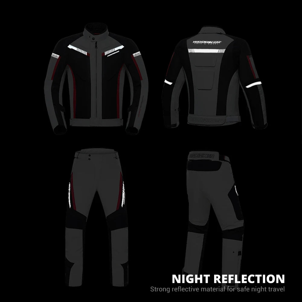 New Waterproof Motorcycle Mens Racing Jacket 