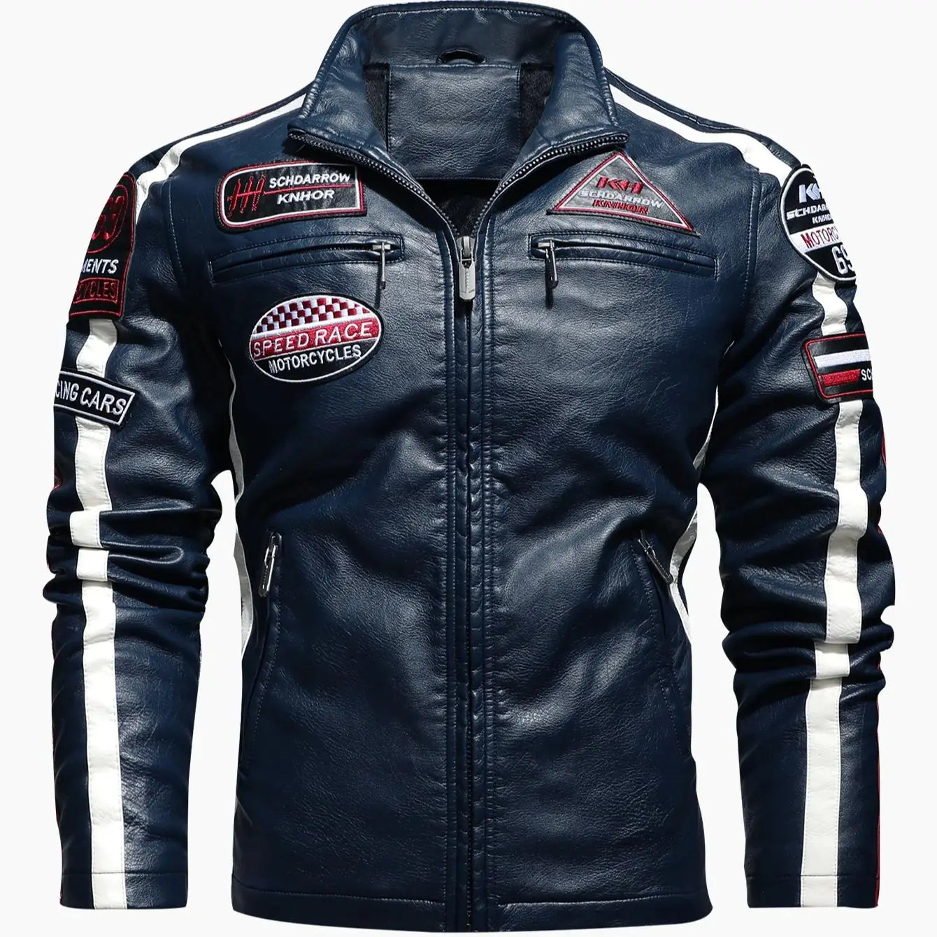 Mens Motorcycle Racing  Leather Jacket
