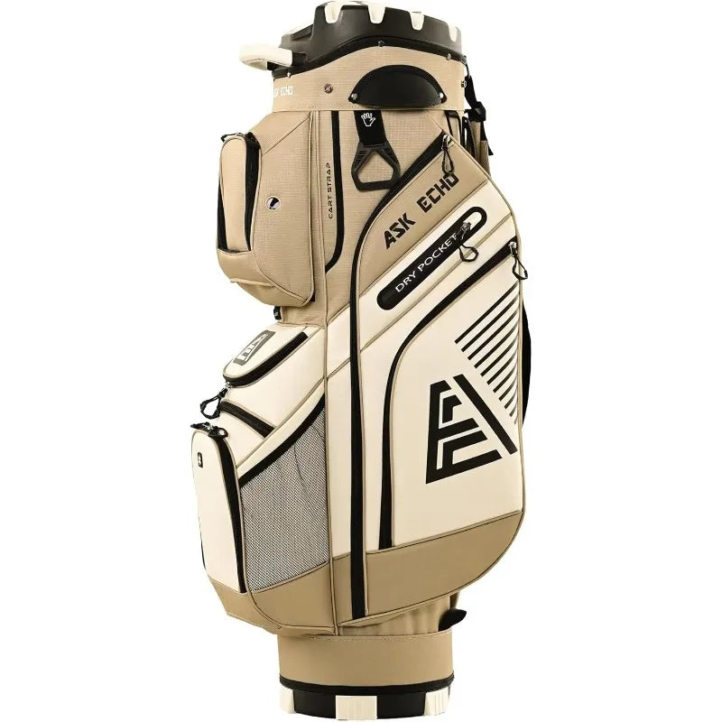 New Golf Cart Bag with 14 Organizer Divider 