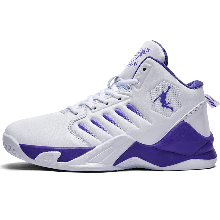 Waterproof Leather Men Sneaker Basketball Shoes