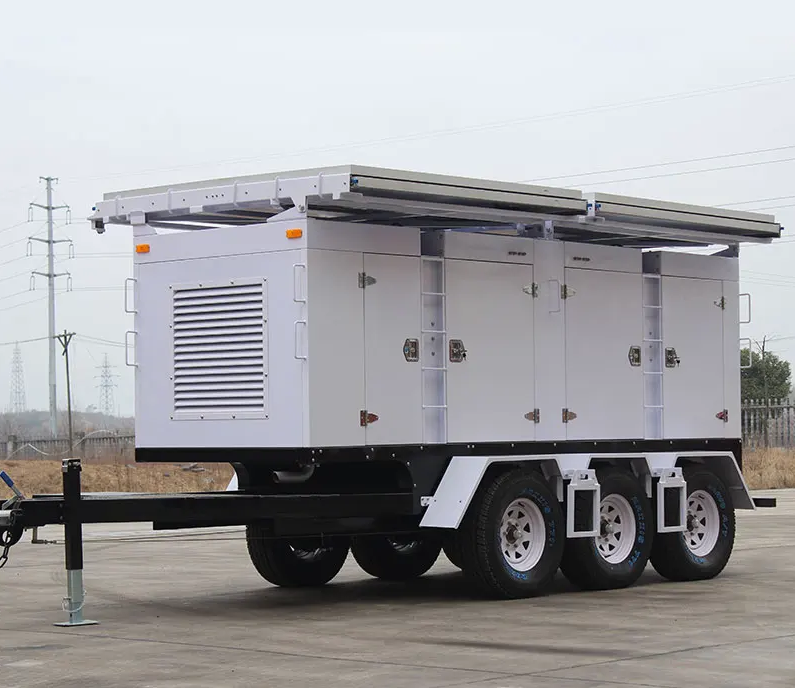 Modern Portable Mobile 80kw Solar generator Unit - Multipurpose Industrial Generator