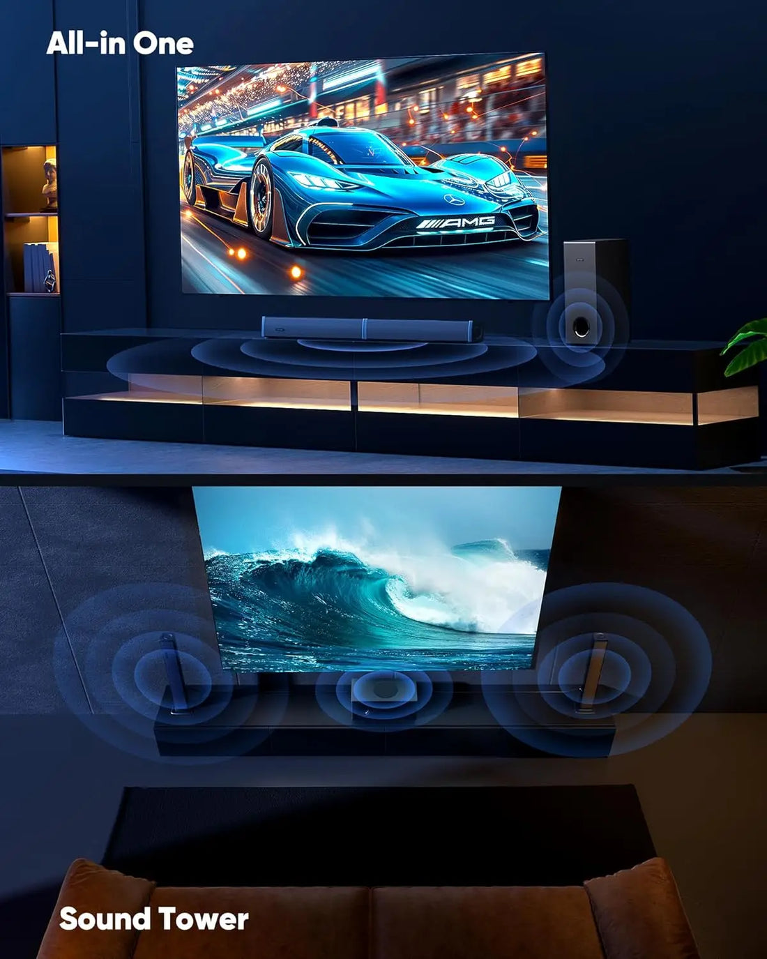 High Tech Smart Speaker 4 Smart TV , Gaming , Music Party 