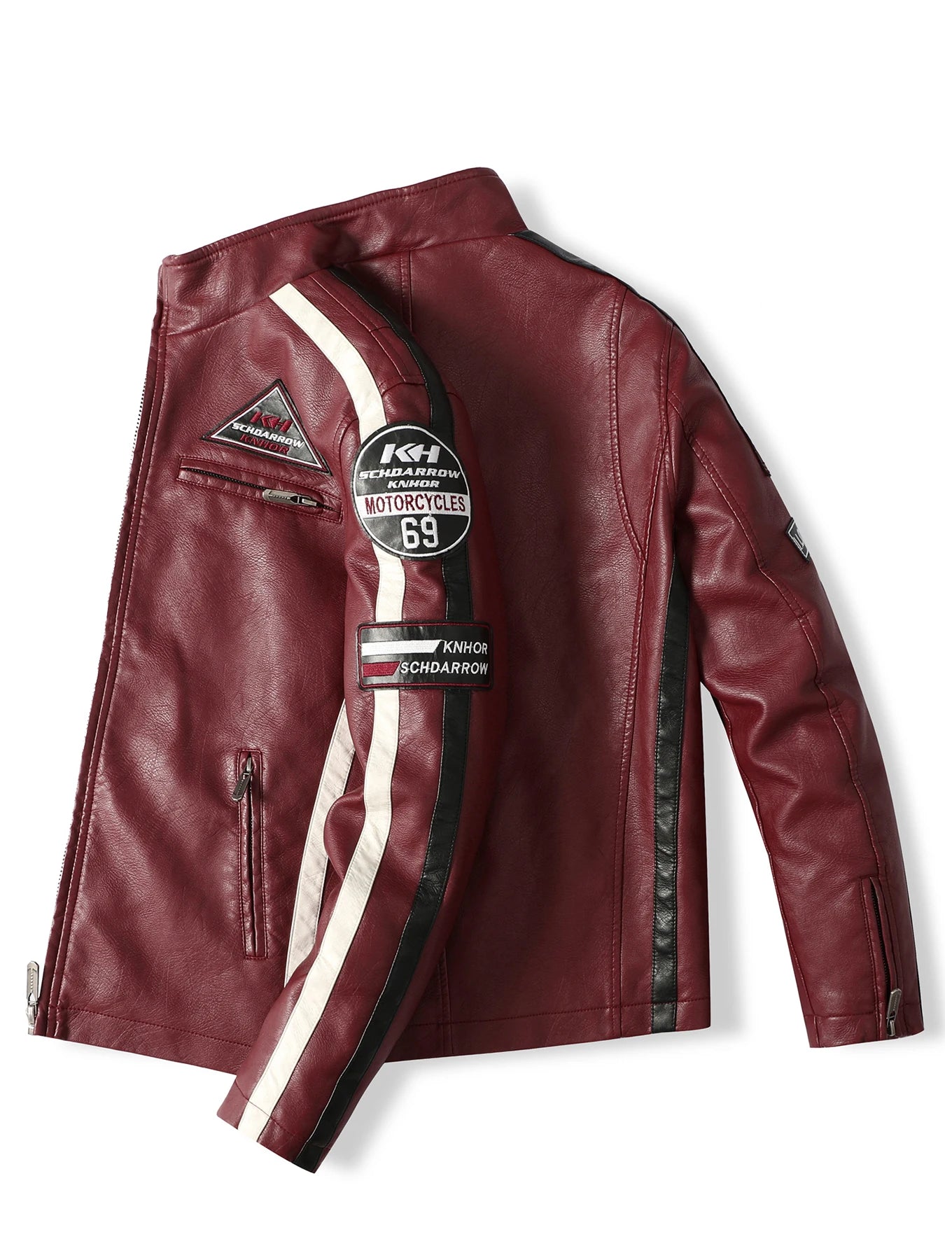 Mens Motorcycle Racing  Leather Jacket