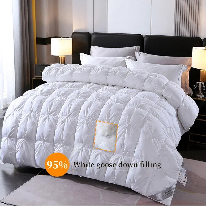 Ultra-Premium 100% White Goose Comforter— Hotel Luxury Duvet