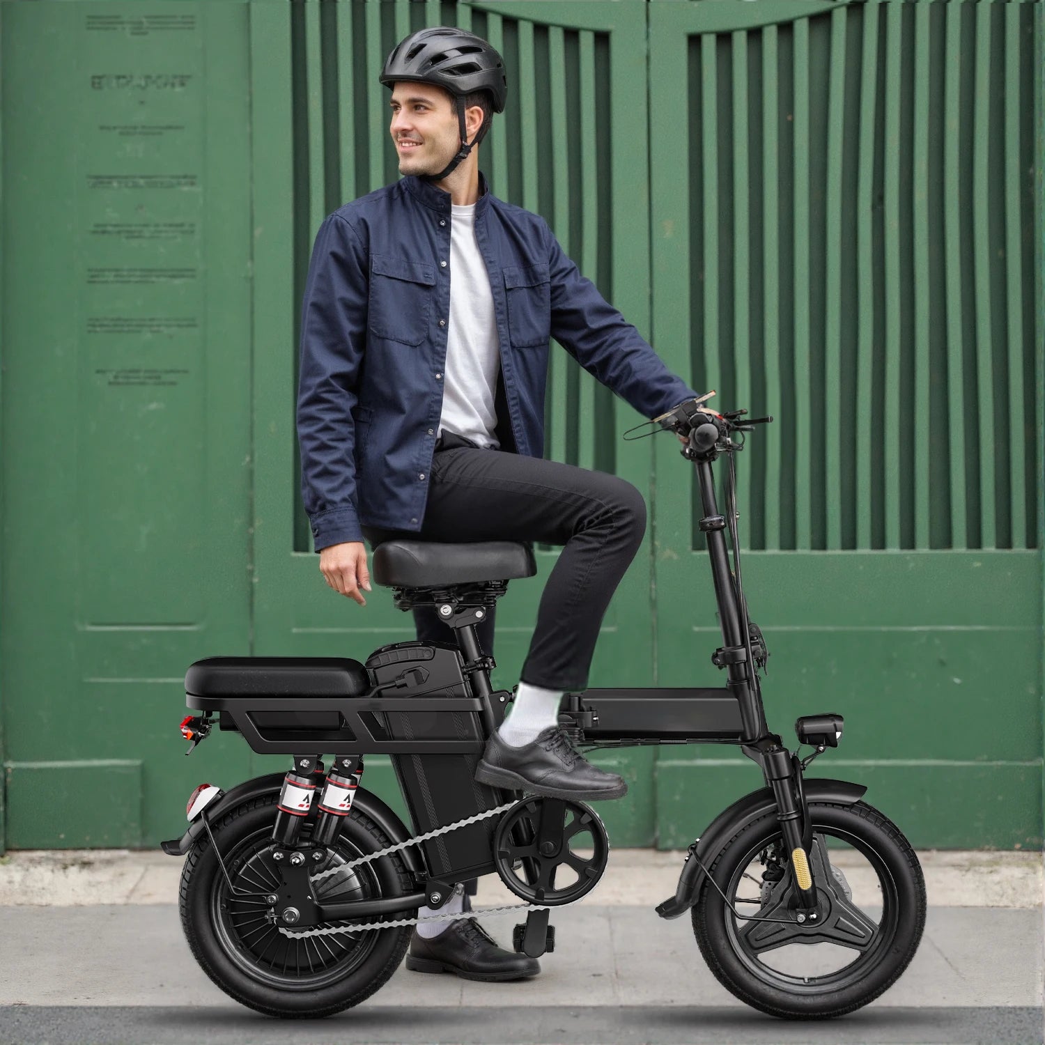 New Electric Bike for Adults, Folding Electric Bike, 500W Peak Motor