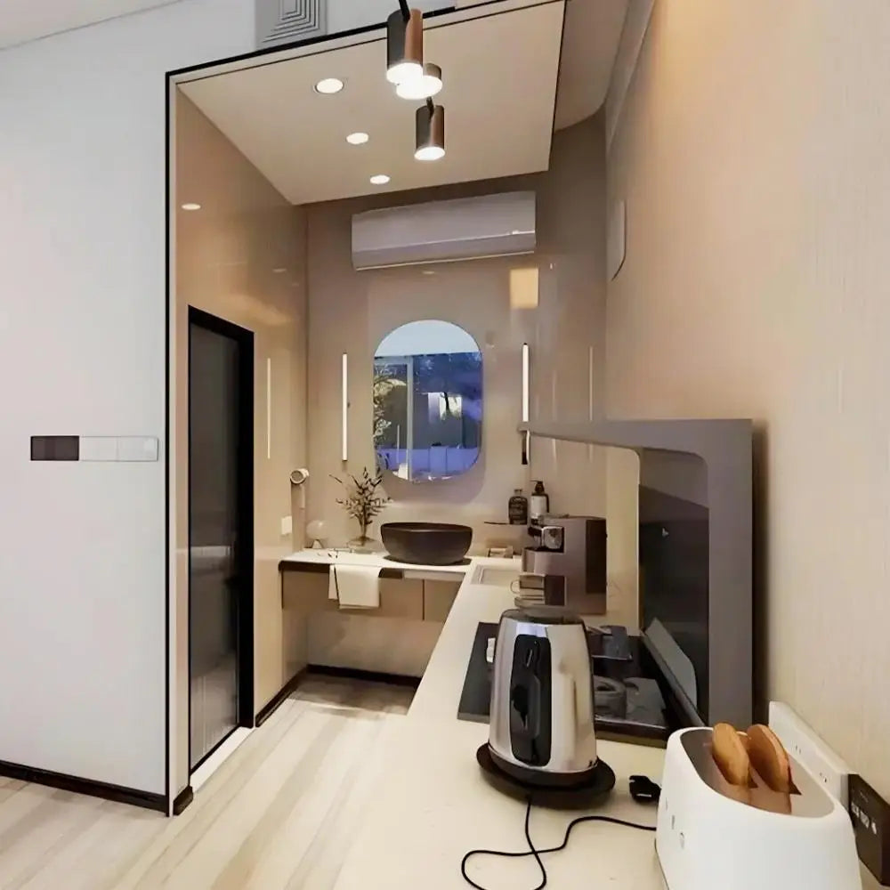 Modern Customizable Prefab Luxury Tiny Capsule House 