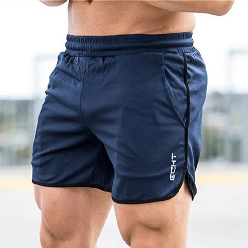  NEW Quality Running Shorts Men Sports Jogging Fitness Shorts Quick Dry  Mesh Gyms Shorts 