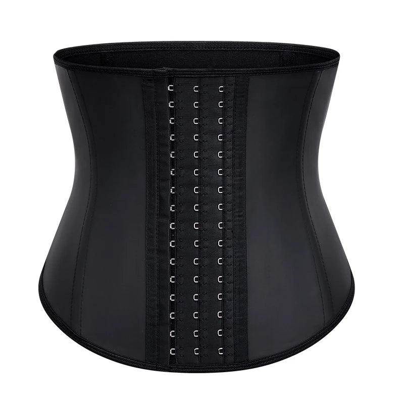 Women Latex Waist Trainer – Tummy Control Shapewear Slimming Belt