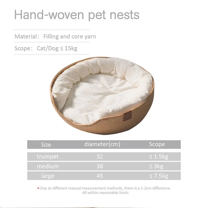 New Four Season Cozy Nest Baskets Cat Kennel Dog Beds Waterproof