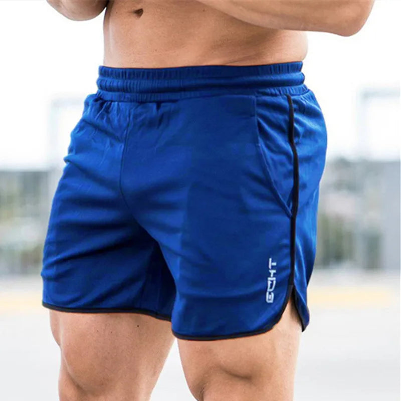  NEW Quality Running Shorts Men Sports Jogging Fitness Shorts Quick Dry  Mesh Gyms Shorts 