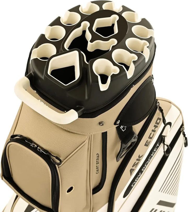 New Golf Cart Bag with 14 Organizer Divider 
