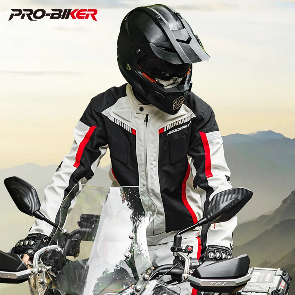 New Waterproof Motorcycle Mens Racing Jacket 
