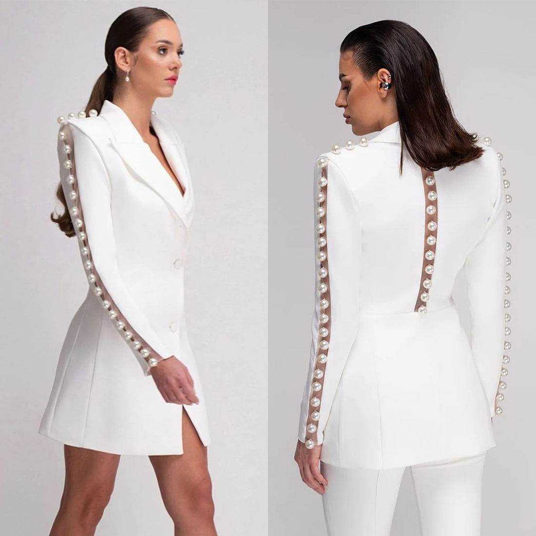 New Tailored 2 Pc Women Suits Blazer with Pants