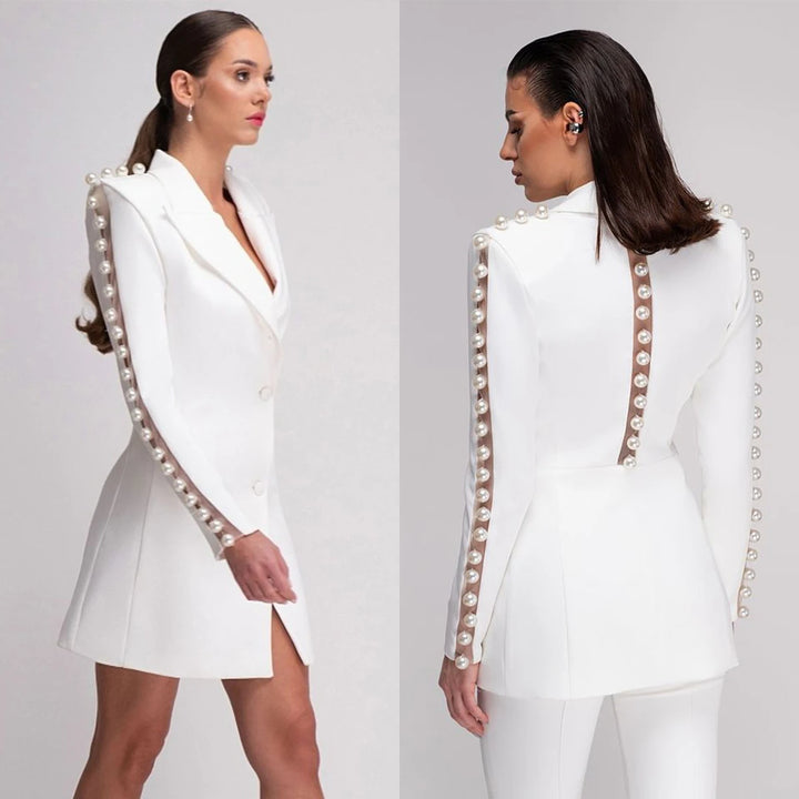 New Tailored 2 Pc Women Suits Blazer with Pants