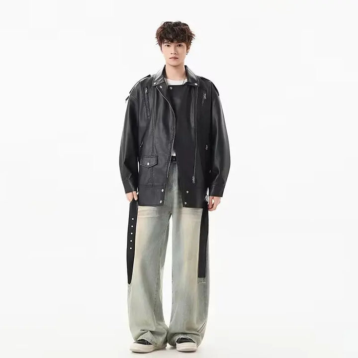 American Retro High Street Loose Motorcycle Casual Jacket
