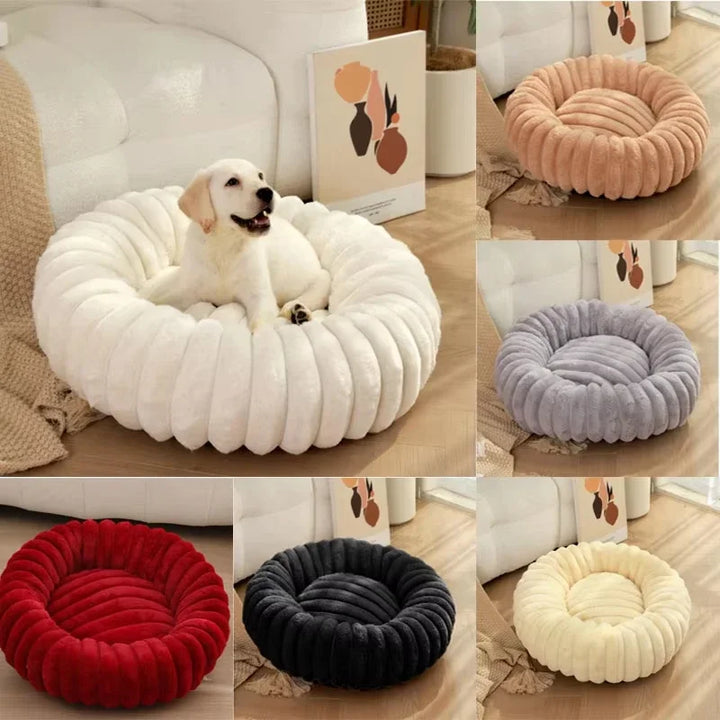 New Comfy Round Pet Bed for Dog Soft Cat Bed 