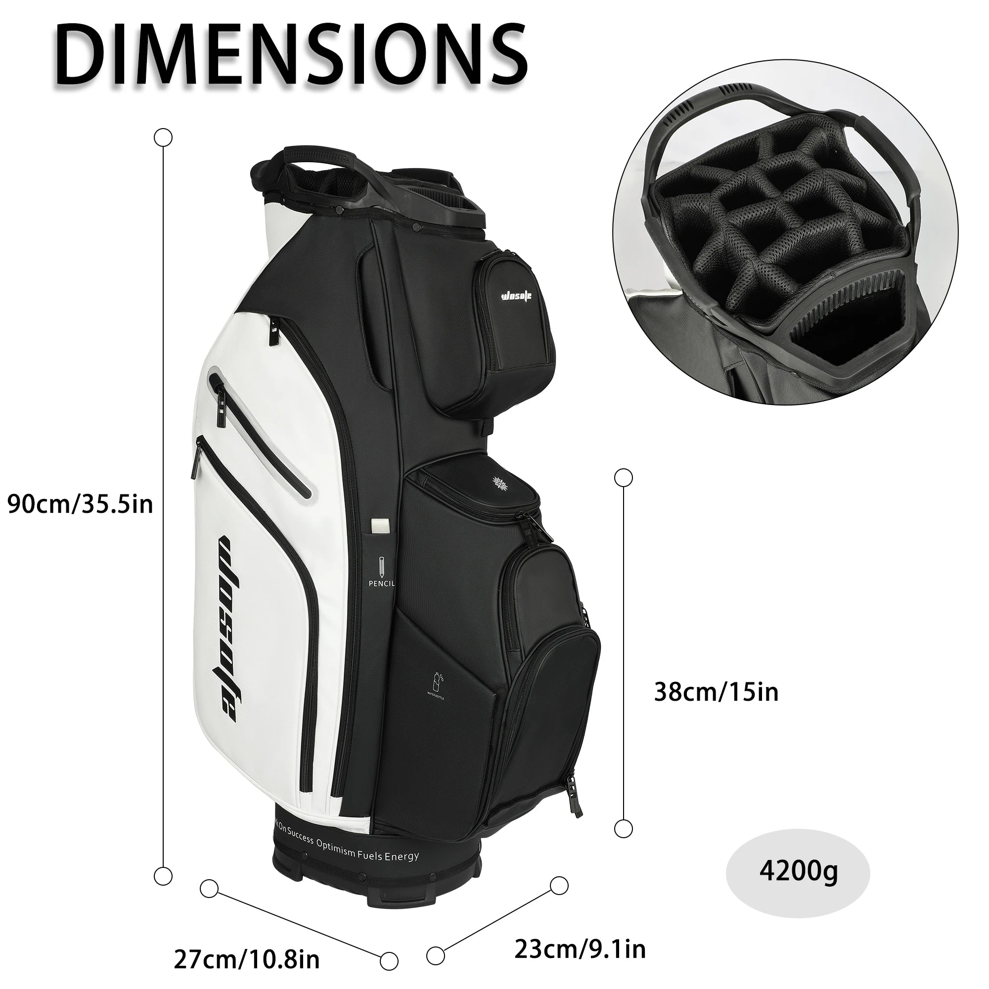 Modern Waterproof Nylon High Quality Golf Bag