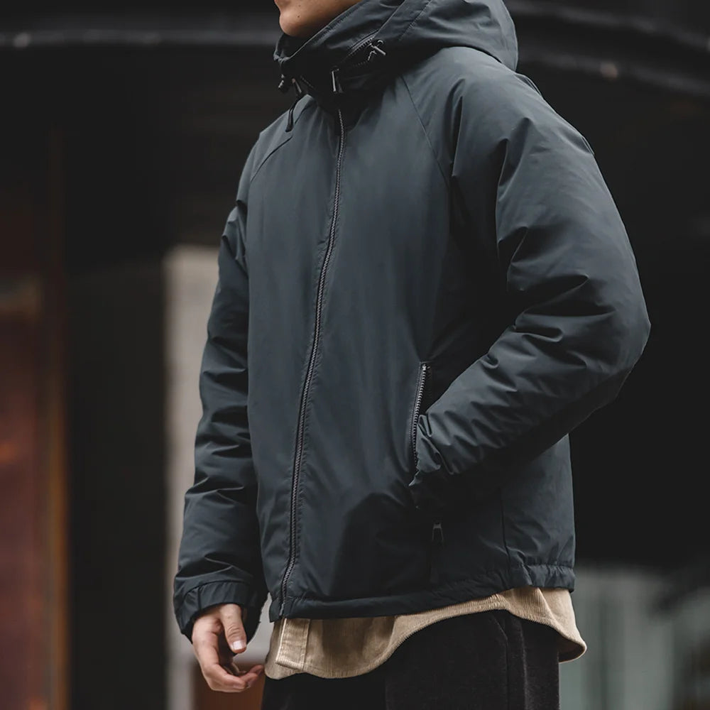 Mens Premium Hooded down Winter Jacket 